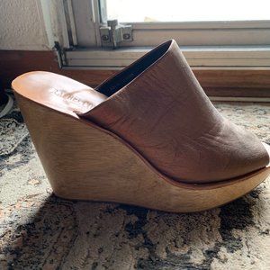 Rachel Comey platform moon wedge sandal